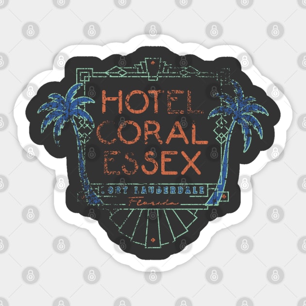 Hotel Coral Essex Fort Lauderdale Sticker by JCD666